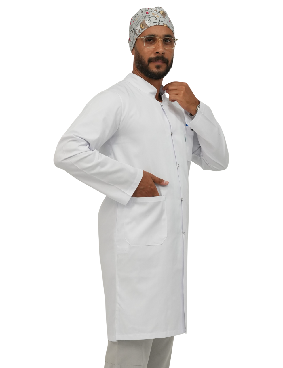 Blouse Blanche Homme/Femme - Variante 2