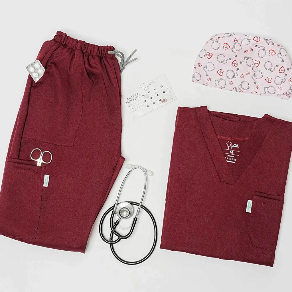 mediuniforme.com_tenue_de_bloc_rouge_bordeaux_femme_4