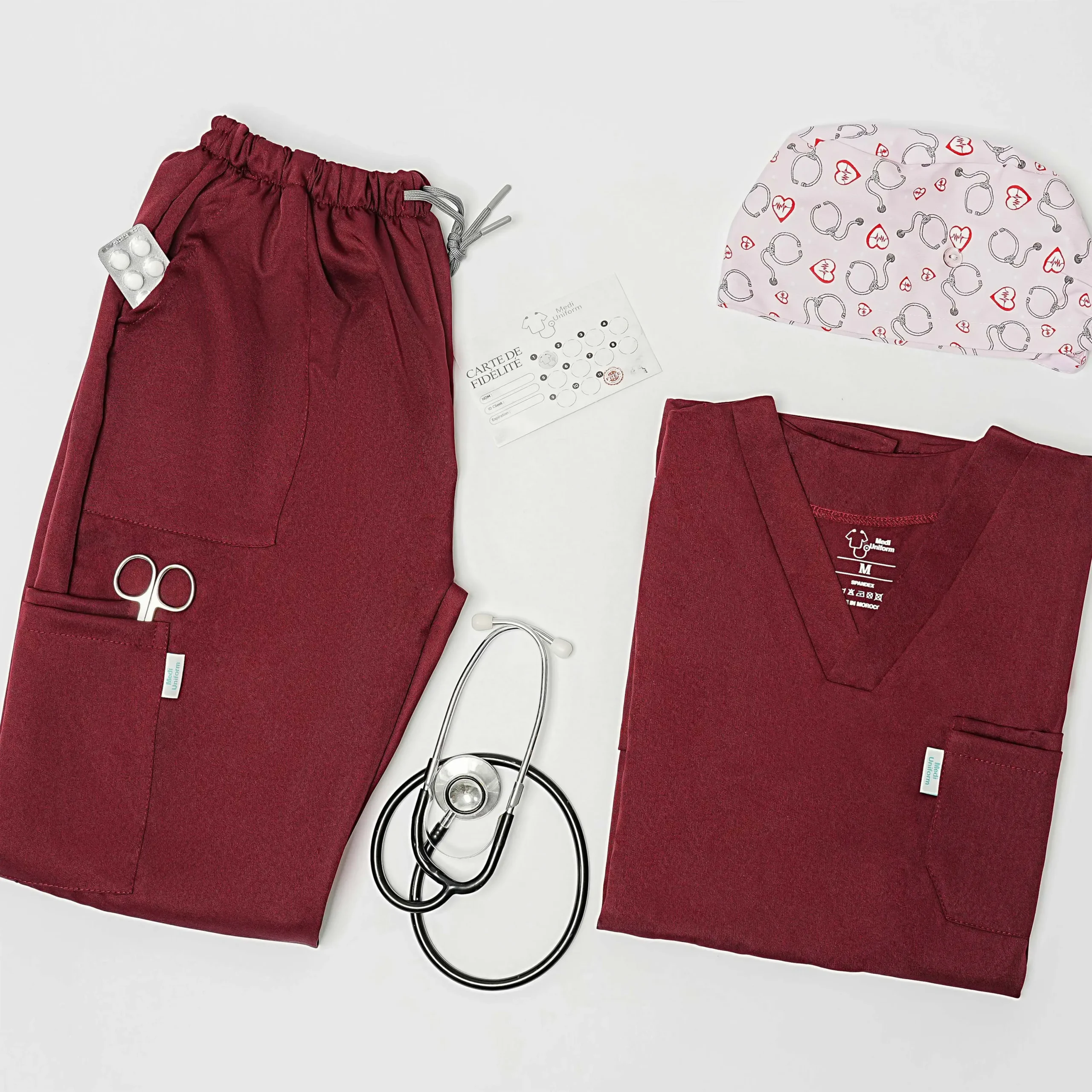 mediuniforme.com_tenue_de_bloc_rouge_bordeaux_femme_4